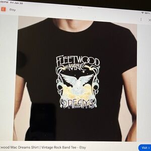 Fleetwood Mac Black Dreams Graphic Tee